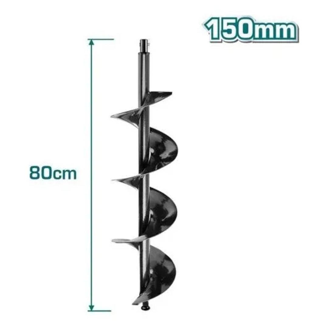 BROCA PARA BARRENO 150MM X 80CM TOTAL 1