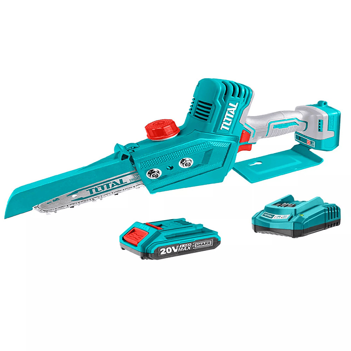 Motosierra 20v 150mm Bateria + Cargador Total Tgsli20685 Motosierra 20v 150mm Bateria + Cargador Total Tgsli20685 1