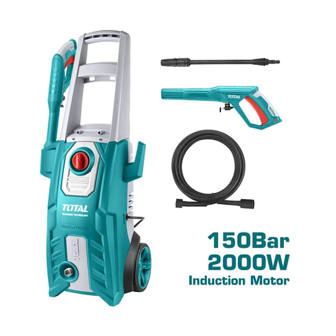 Hidrolavadora alta presión 2000W 150BAR TOTAL 1