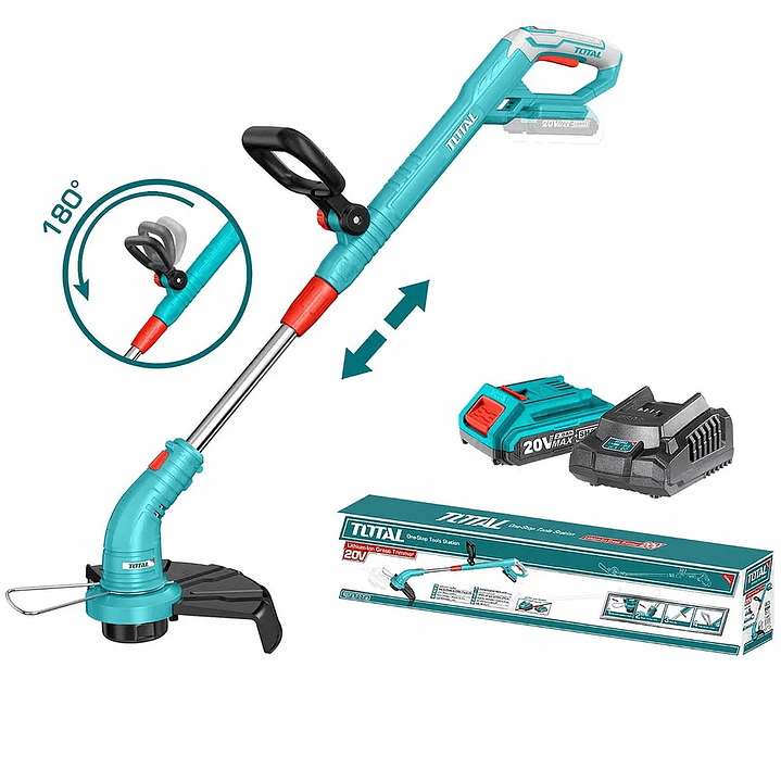 Orilladora Inalambrica 20v + Bat + Cargador Total Tgtli20301 1