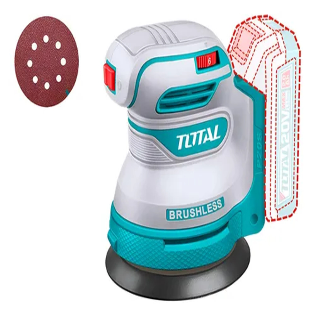 Lijadora Orbital 20v 125mm Total Trosli2002 1