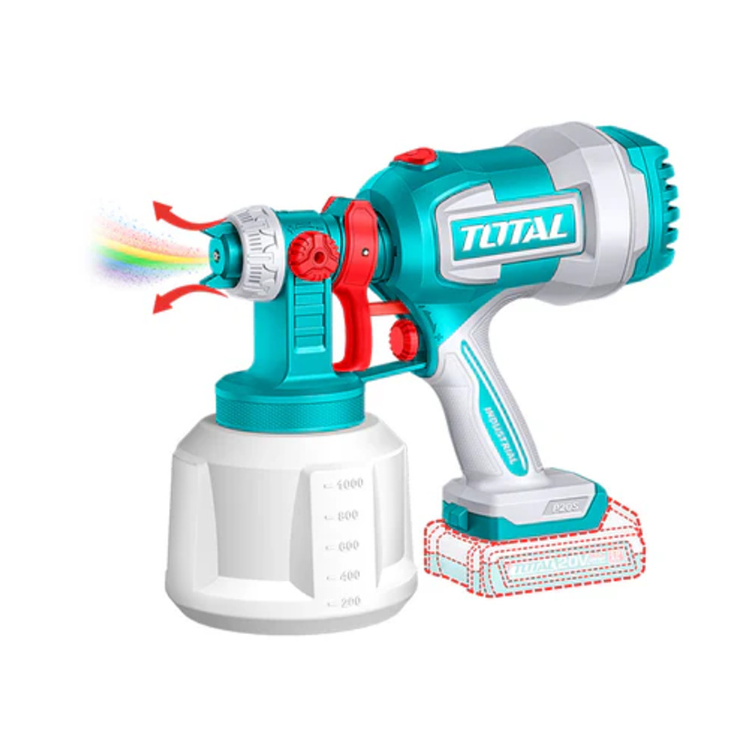 Pistola Pintar Inalambrico 20v 800ml Total Tsgli2004 1