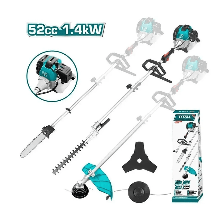 DESMALEZADORA MULTI-HERRAMI 52CC 2.2HP TOTAL 1