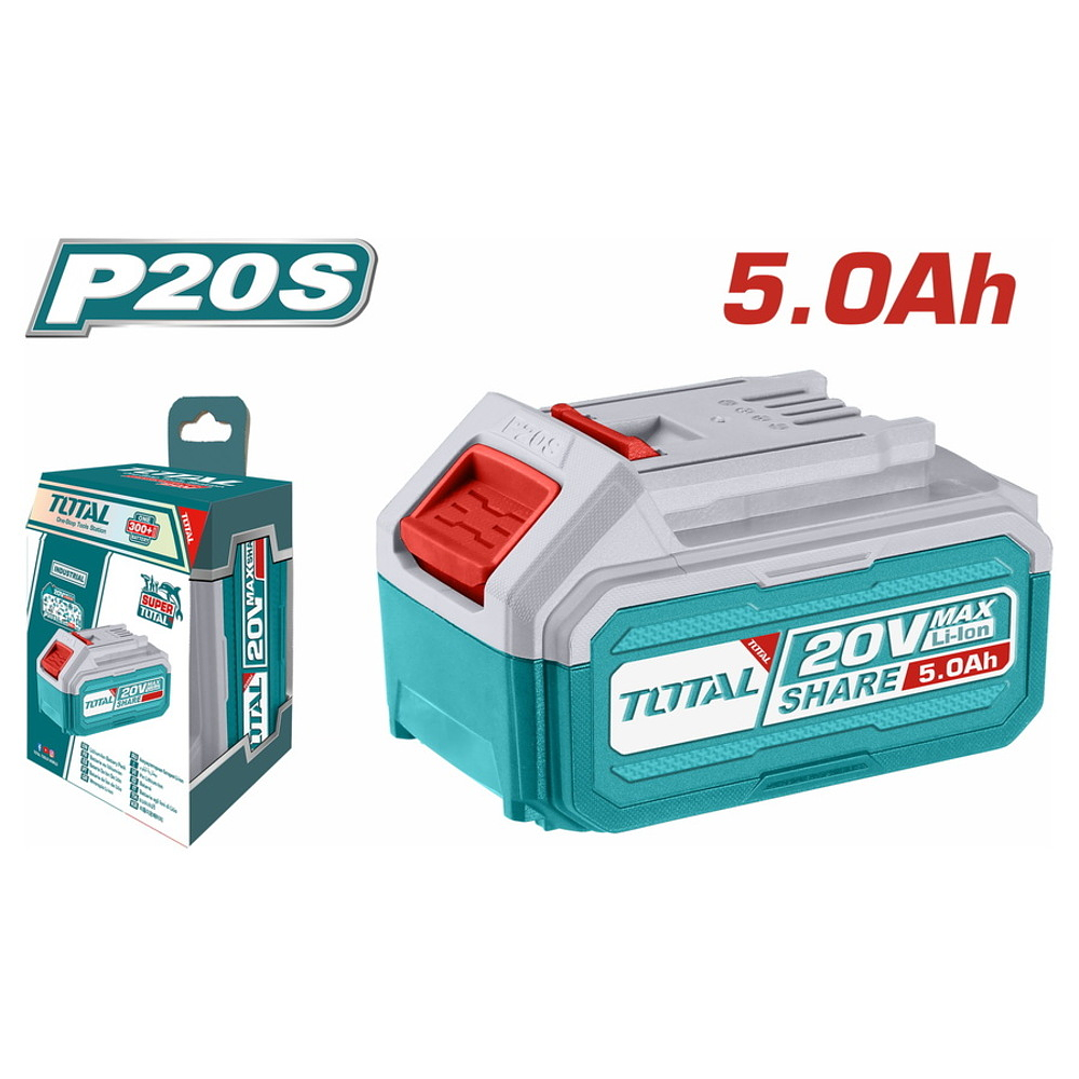 BATERIA LITIO-ION 20V 5.0AH P20S TOTAL 1
