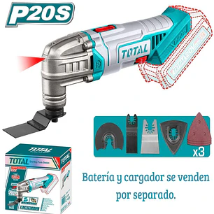 HERRAMIENTA MULTIUSO INALAMBRICO 20V TOTAL SIN BATERIA SIN CARGADOR