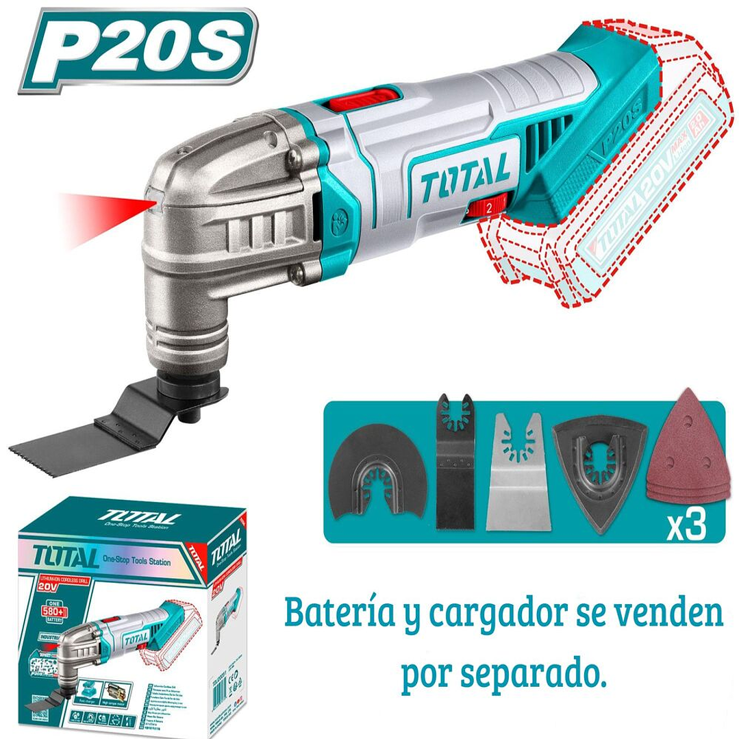HERRAMIENTA MULTIUSO INALAMBRICO 20V TOTAL SIN BATERIA SIN CARGADOR 1