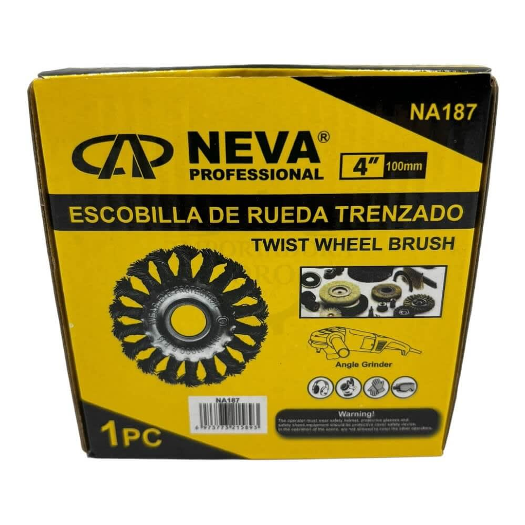 ESCOBILLA RUEDA 4 TRENZADO NEVA 1