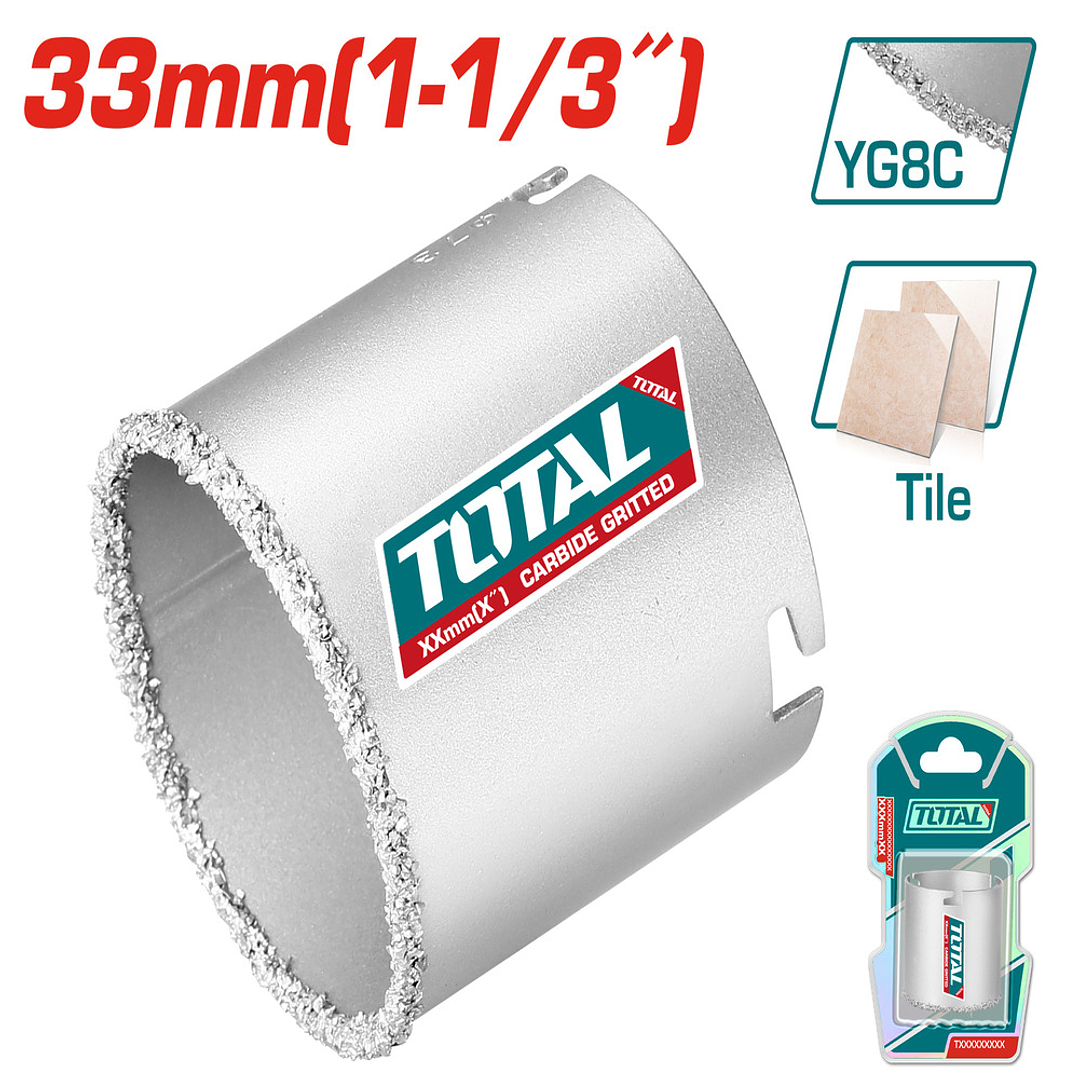 SIERRA COPA DE CORONA CARBURO 33MM TOTAL 1