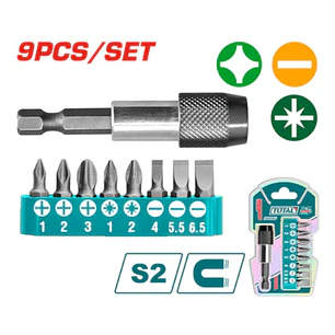 JGO PUNTA DESTORNILLADOR POR 9PCS TOTAL
