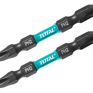 JGO PUNTAS DESTORNILLADOR 2PCS PH2+2 65M TOTAL