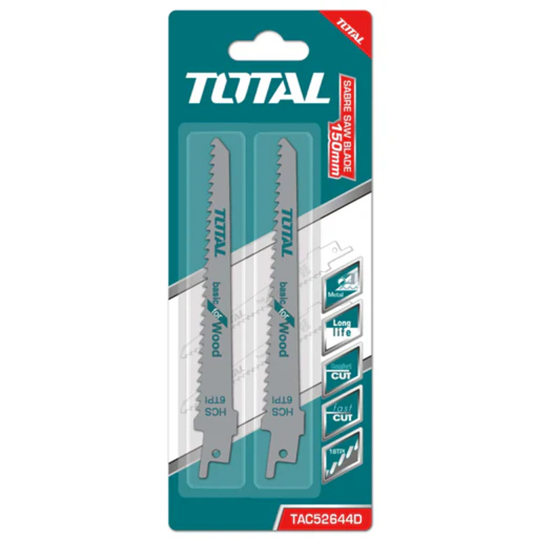 JGO HOJA SIERRA SABLE POR 2PCS PARA MADERA TOTAL 1