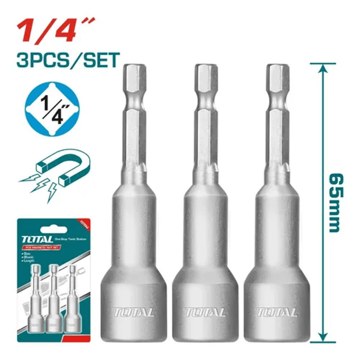 JGO SOPORTE DE DESTONILLADOR POR 3PCS 8MM TOTAL 1