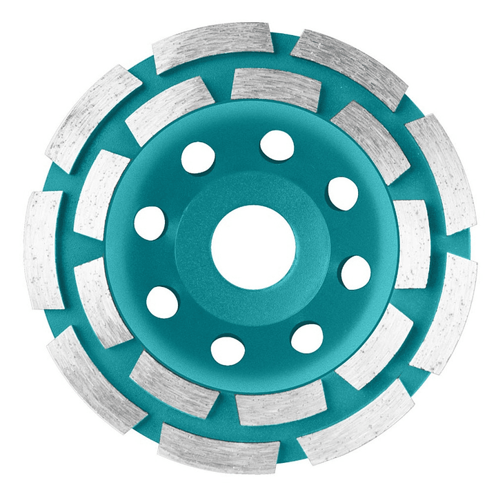 DISCO COPA DIAMANTADO P. PULIR 115MM DOBLE TOTAL 1