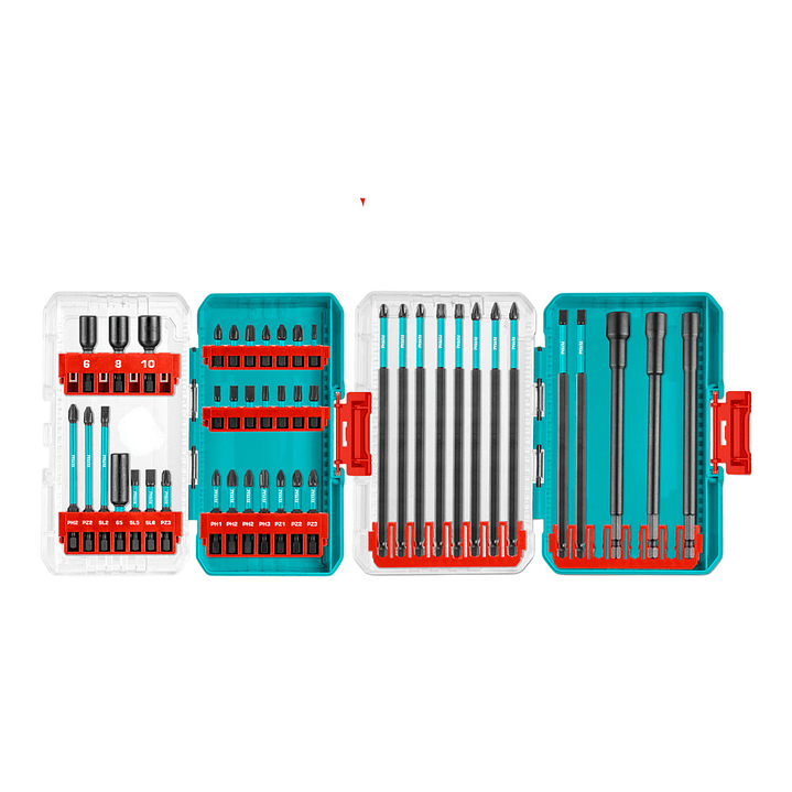 JGO PUNTAS DESTORNILLADOR Y TUERCAS POR 44PCS TOTA 1