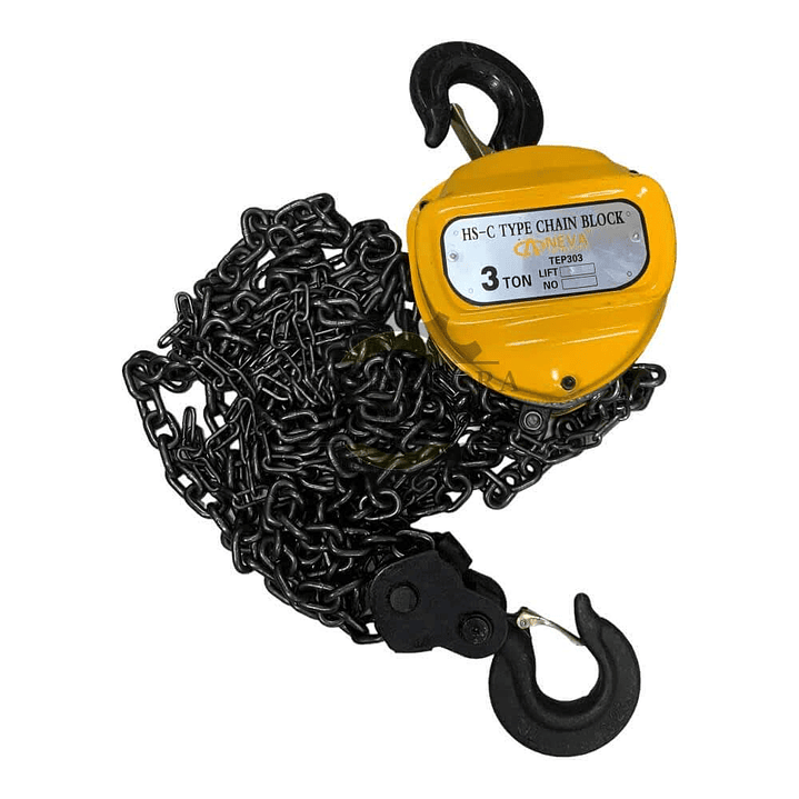 TECLE MANUAL 3 TON AMARILLO NEVA 1