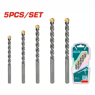 JGO BROCAS X5PCS P/ CONCRETO TOTAL