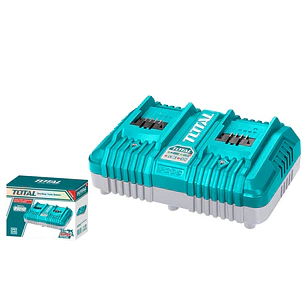 CARGADOR INTELIGENTE DOBLE 20V 4A TOTAL