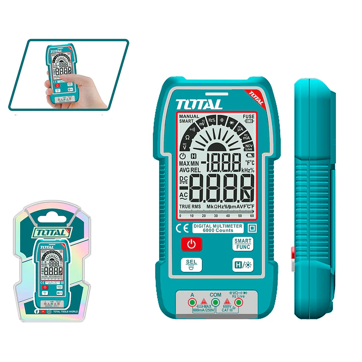 MULTITESTER DIGITAL 600V TOTAL 1