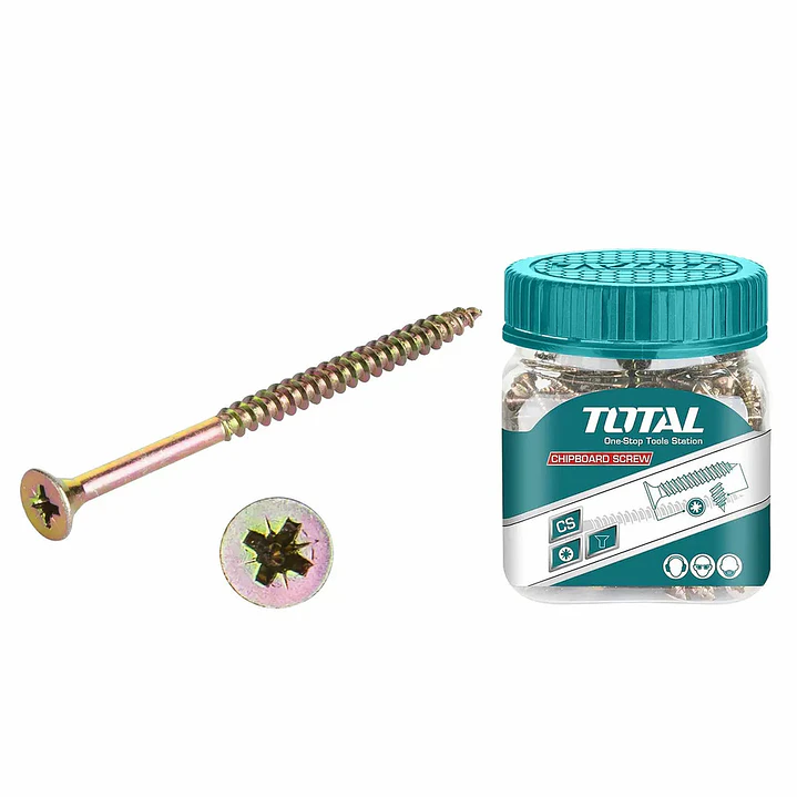 TORNILLO MADERA AGLOMERADA 60PCS 5X100MM TOTAL 1