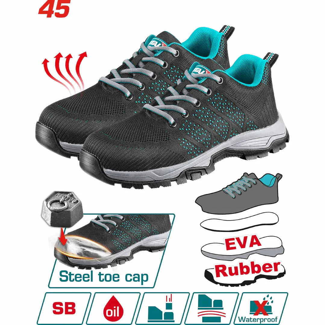 ZAPATO DE SEGURIDAD T 45 TOTAL 1