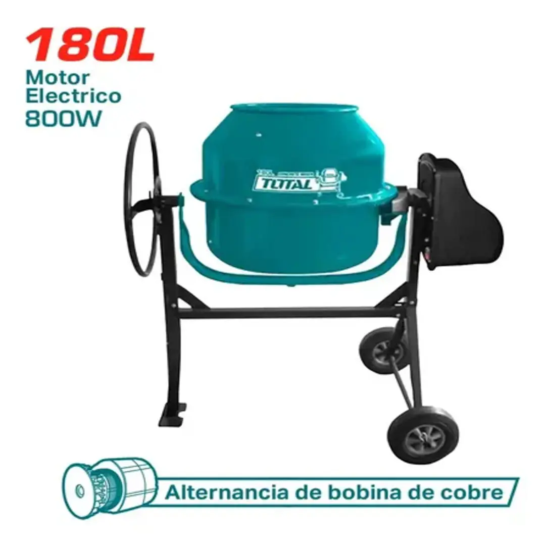 BETONERA DE CONCRETO 180LT 1.10HP TOTAL 1