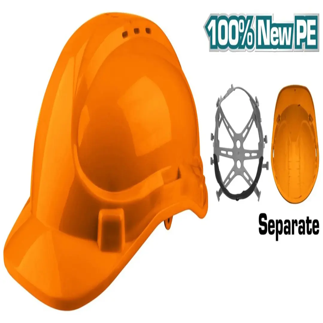 CASCO DE SEGURIDAD NARANJO 330G TOTAL 1
