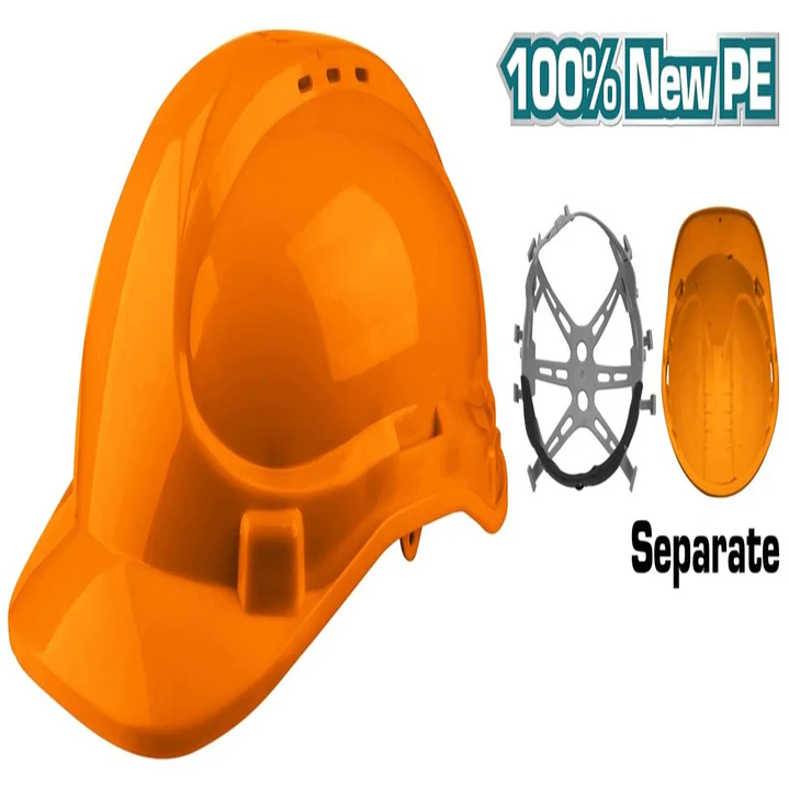 CASCO DE SEGURIDAD NARANJO 330G TOTAL 1
