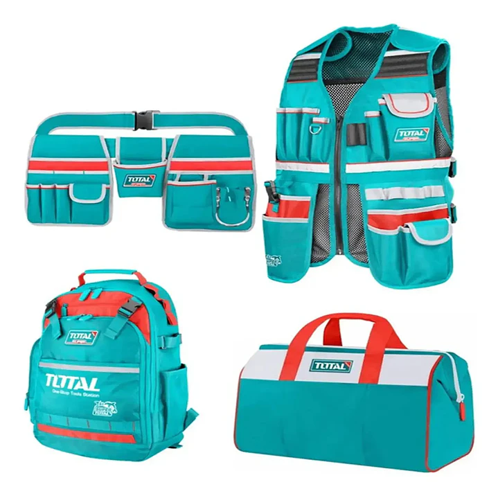 Kit bolso+mochila+chaleco+porta herramienta  Total 1
