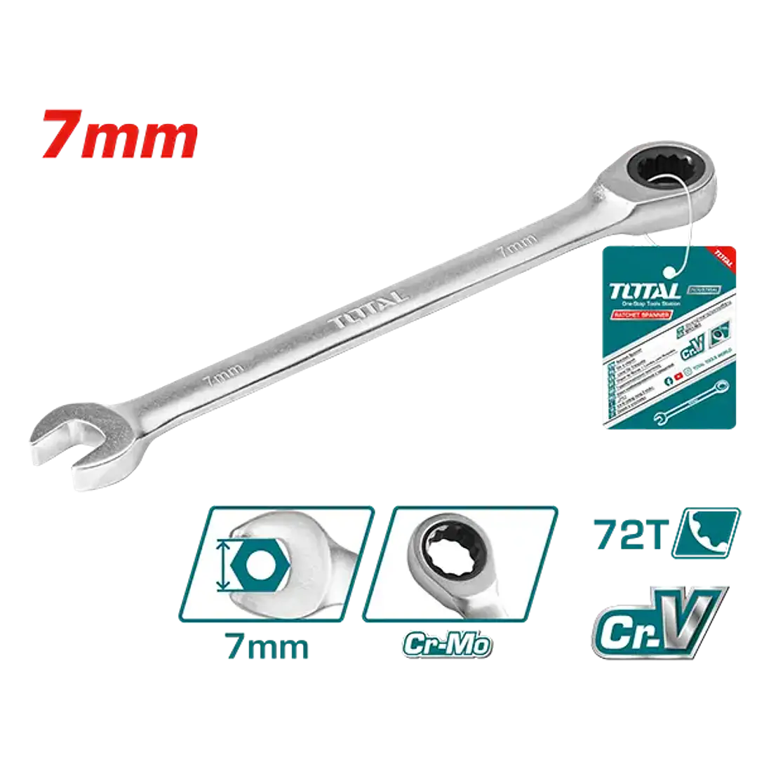 LLAVE PUNTA CORONA CON CHICHARRA 7MM TOTAL 1