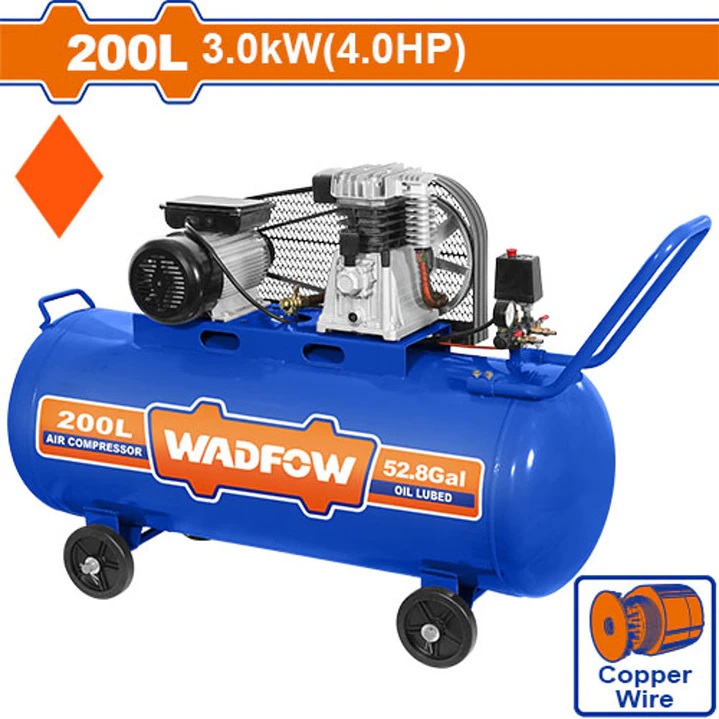 COMPRESOR DE AIRE 3000W 200L  1