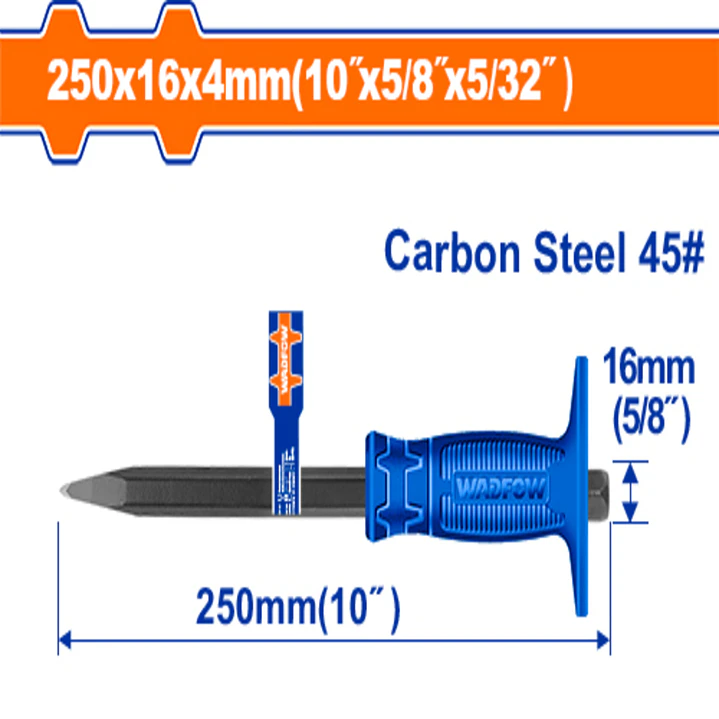 CINCEL ACERO PUNTA 250MM WADFOW 1