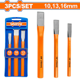 SET 3 CINCEL ACERO PLANO WADFOW