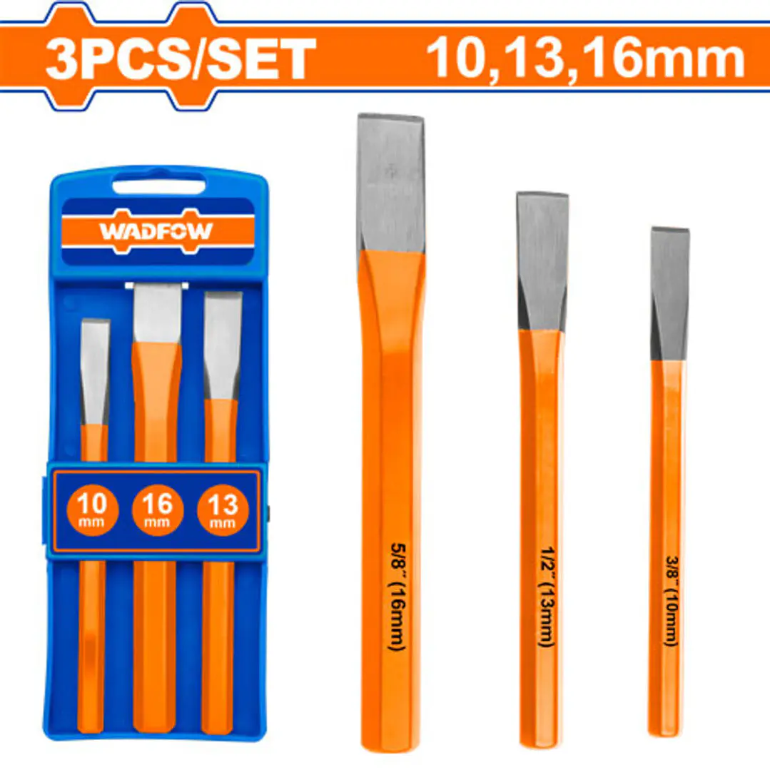 SET 3 CINCEL ACERO PLANO WADFOW 1