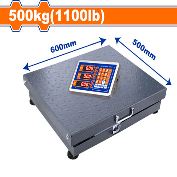 BALANZA ELECTRONICA DE PISO 500 KG WADFOW  1