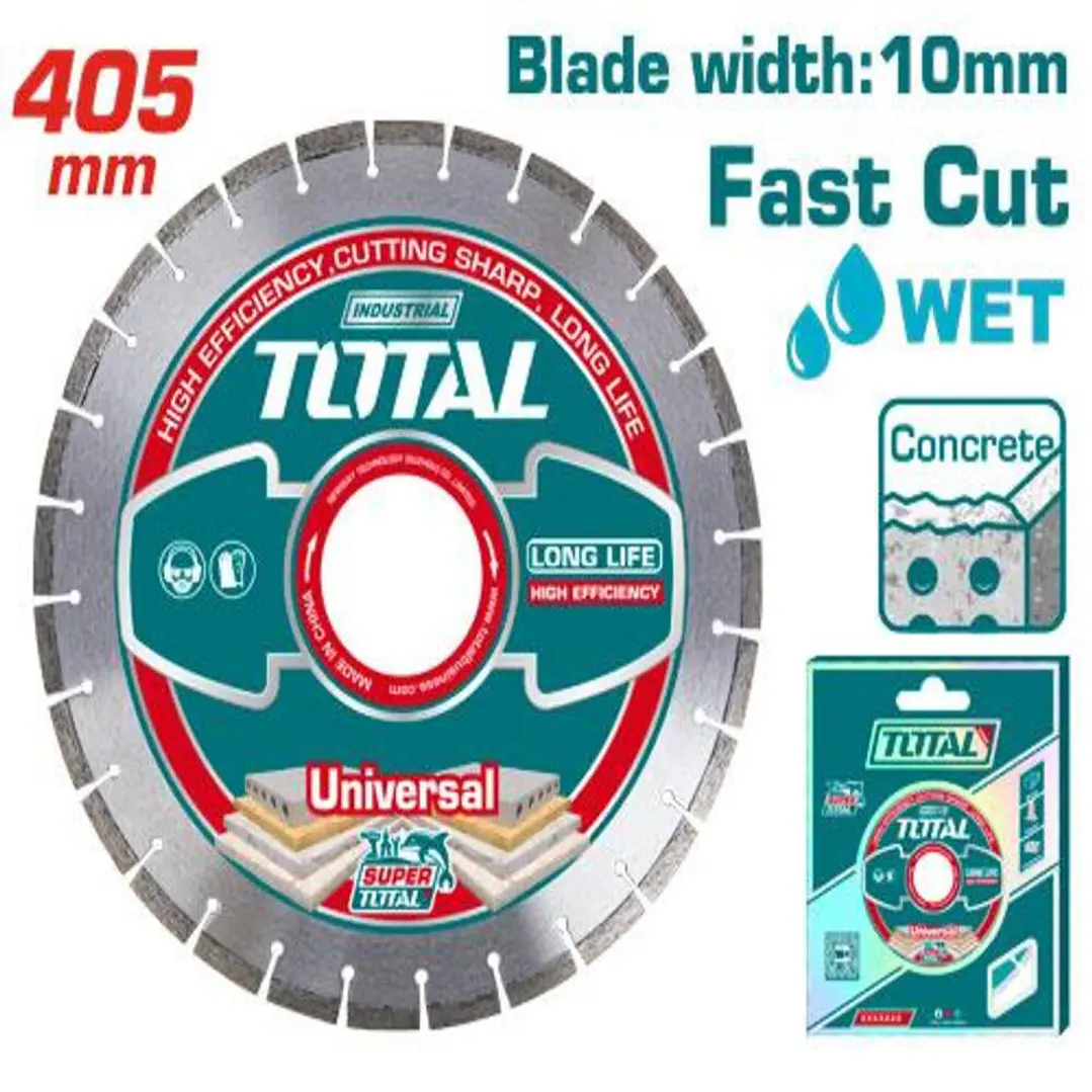 DISCO DIAMANTADO 405MM PARA CORTAR CONCRETO TOTAL 1