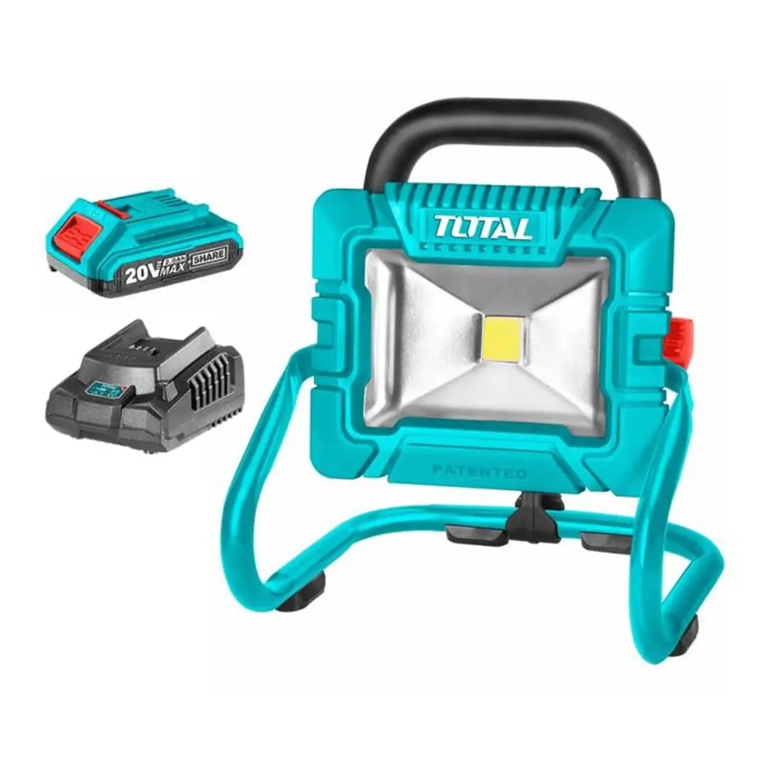 LÁMPARA DE TRABAJO INALÁM 20V 20W + CARG Y BAT 1