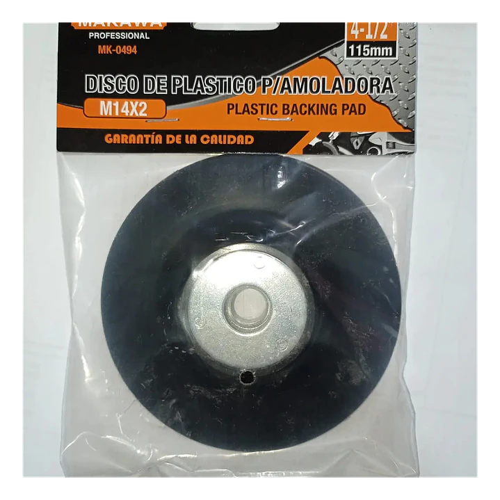 DISCO PLASTICO 4.5 PARA AMOLADORA MAKAWA 1