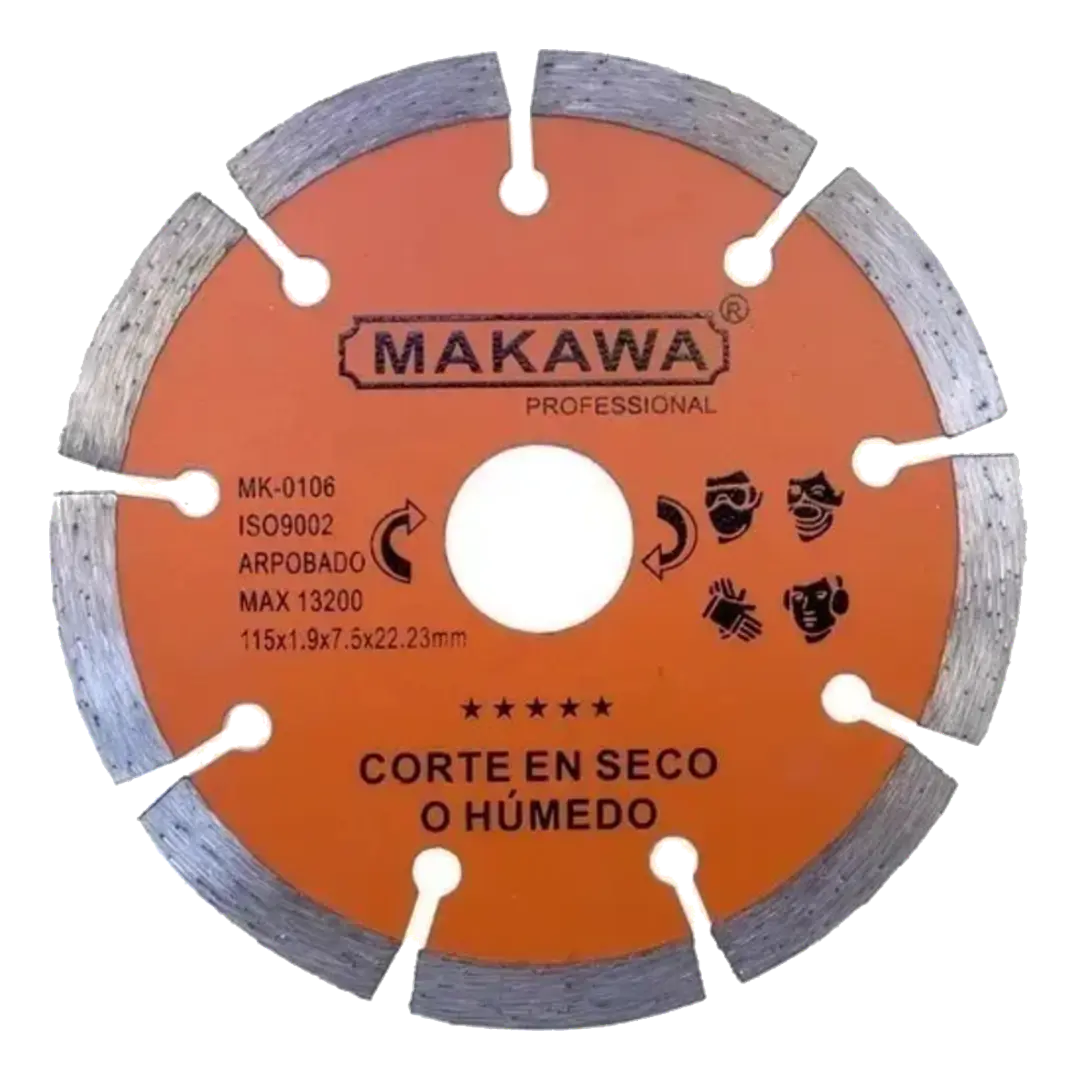DISCO DIAMANTADO 4 5 - 115MM MAKAWA 1