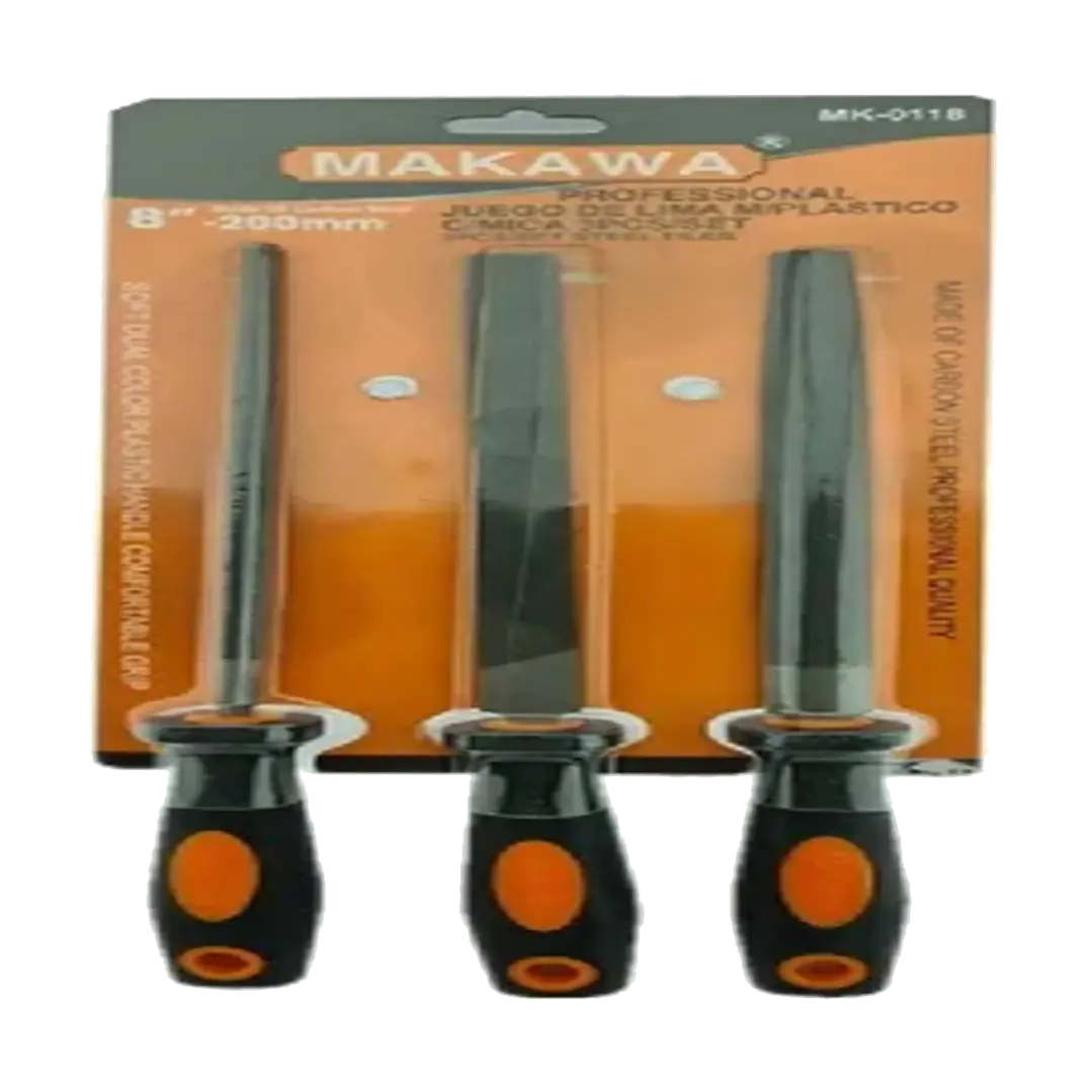 Juego De Limas Para Madera 8 Pulgada 3 Piezas MAKAWA 1