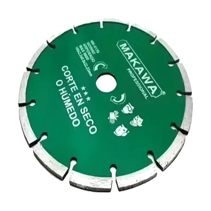 DISCO DIAMANTADO 115MM VERDE MAKAWA 1
