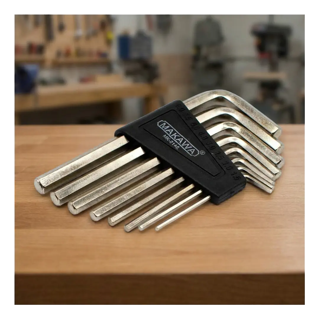 JGO LLAVE ALLEN CROMADO 8PCS MAKAWA 1