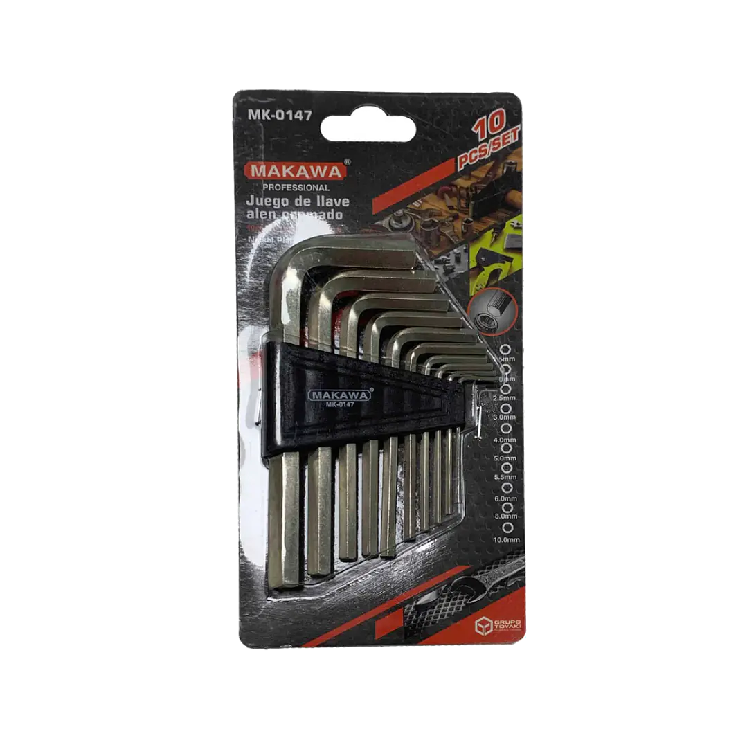 JUG LLAVE ALLEN CROM 10PCS MAKAWA 1