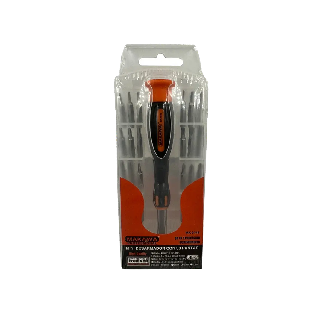 JGO MINI DESTORNILLADOR CON 30 PUNTAS MAKAWA 1