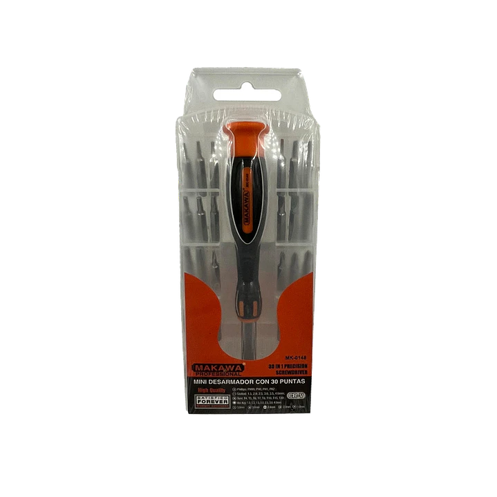 JGO MINI DESTORNILLADOR CON 30 PUNTAS MAKAWA 1