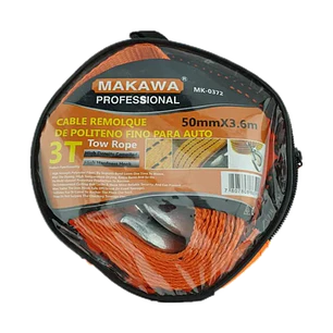 Cable Remolque Para Auto 3 Toneladas 50mm X 3.6m Makawa