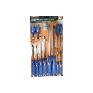 JGO DESTORNILLADOR GOLPE X12PCS MAKAWA