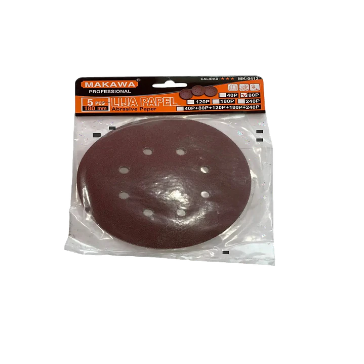 LIJA DE VELCRO POR 5PCS 7