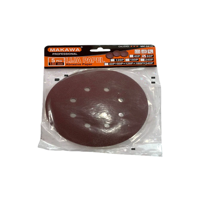 LIJA DE VELCRO POR 5PCS 7