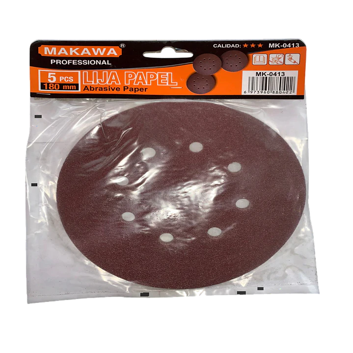 LIJA DE VELCRO POR 5PCS 7
