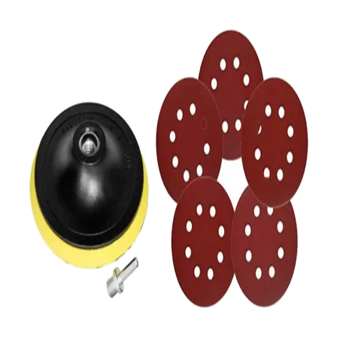 JGO ACCESORIO P PULIDOR 7 180MM C 5LIJAS MAKAWA 1